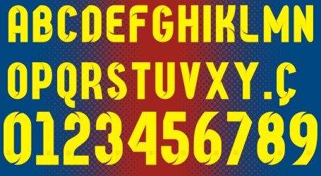fc barcelona 2013 jersey font - forum | dafont.com