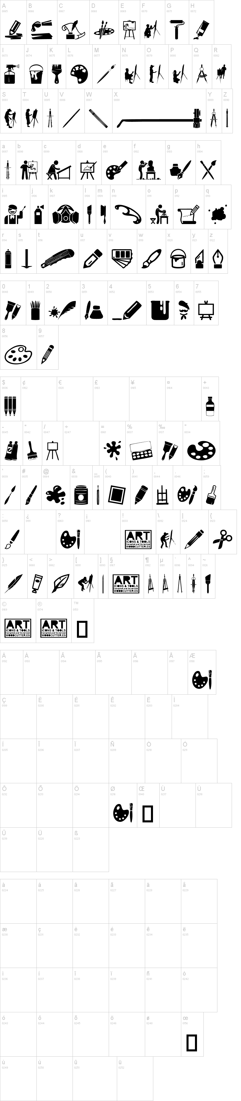 Art Icons and Tools