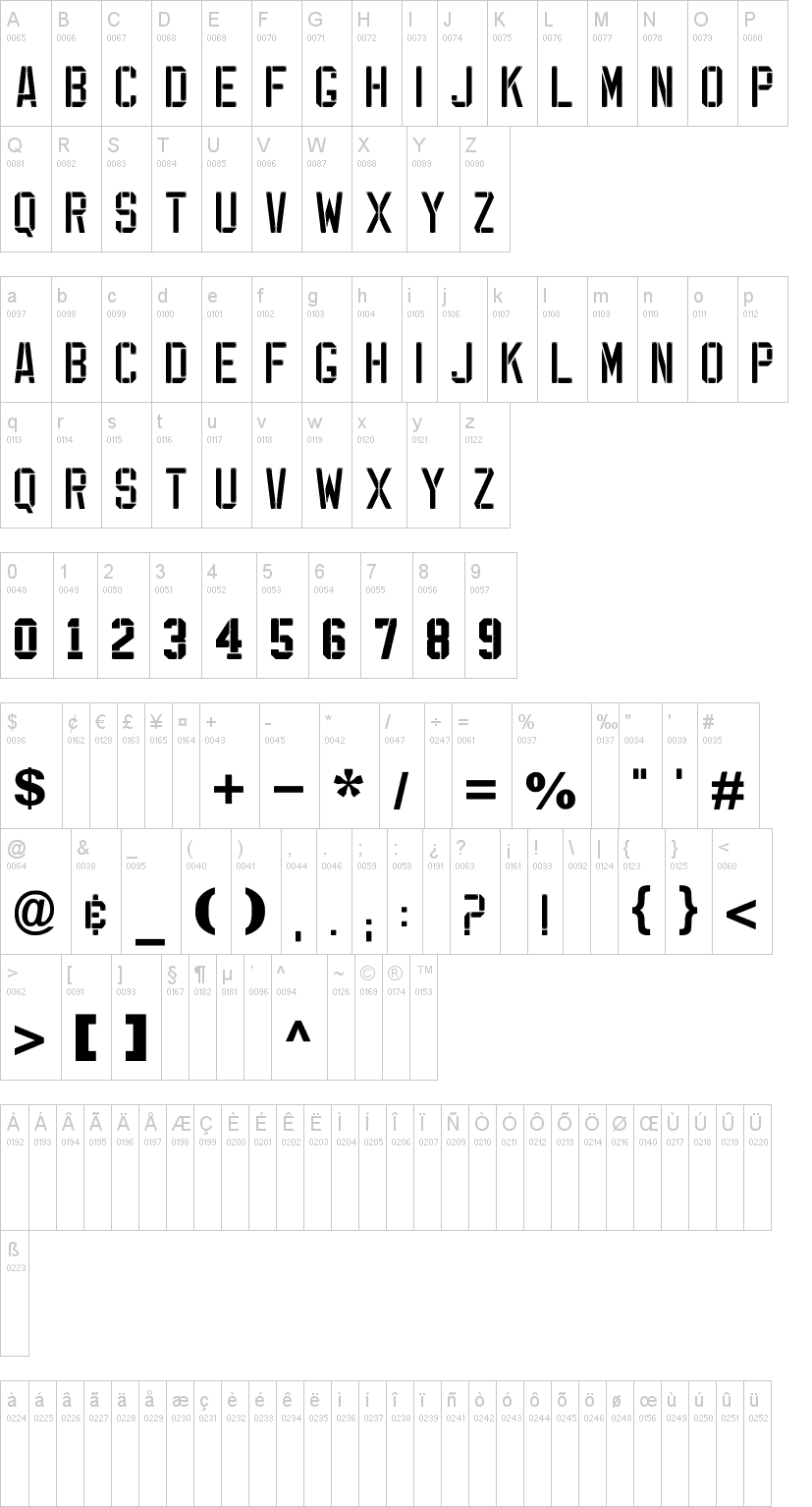 EXP Font