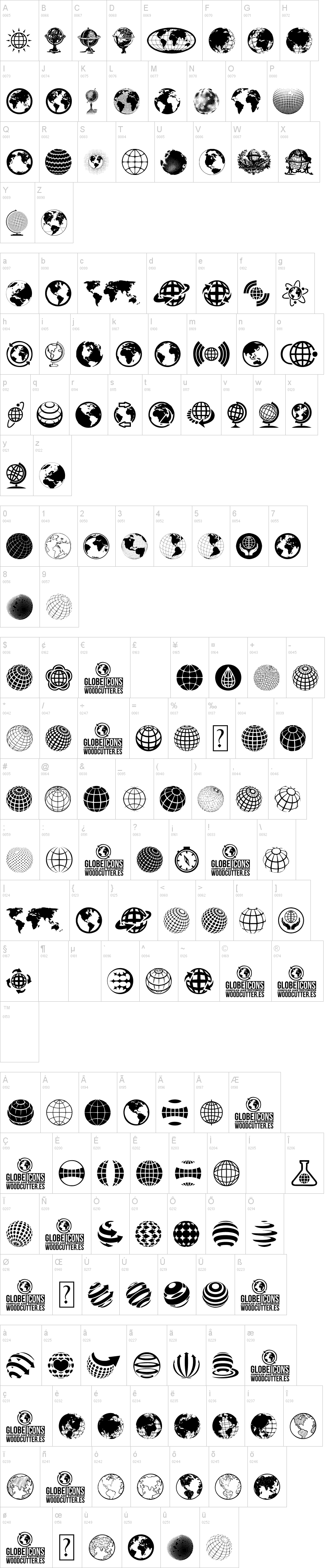 Globe Icons