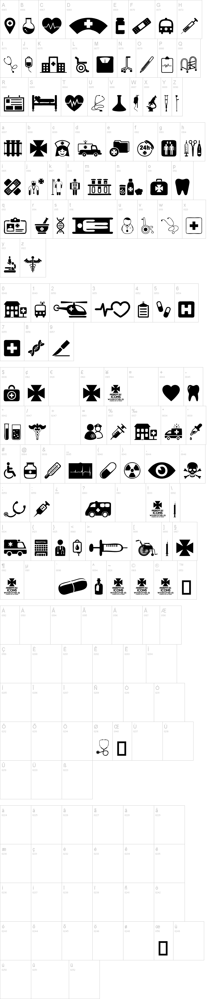 Hospital Icons