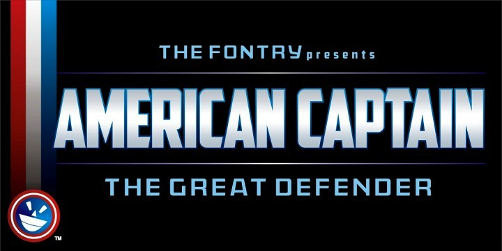 Font - American Captain
