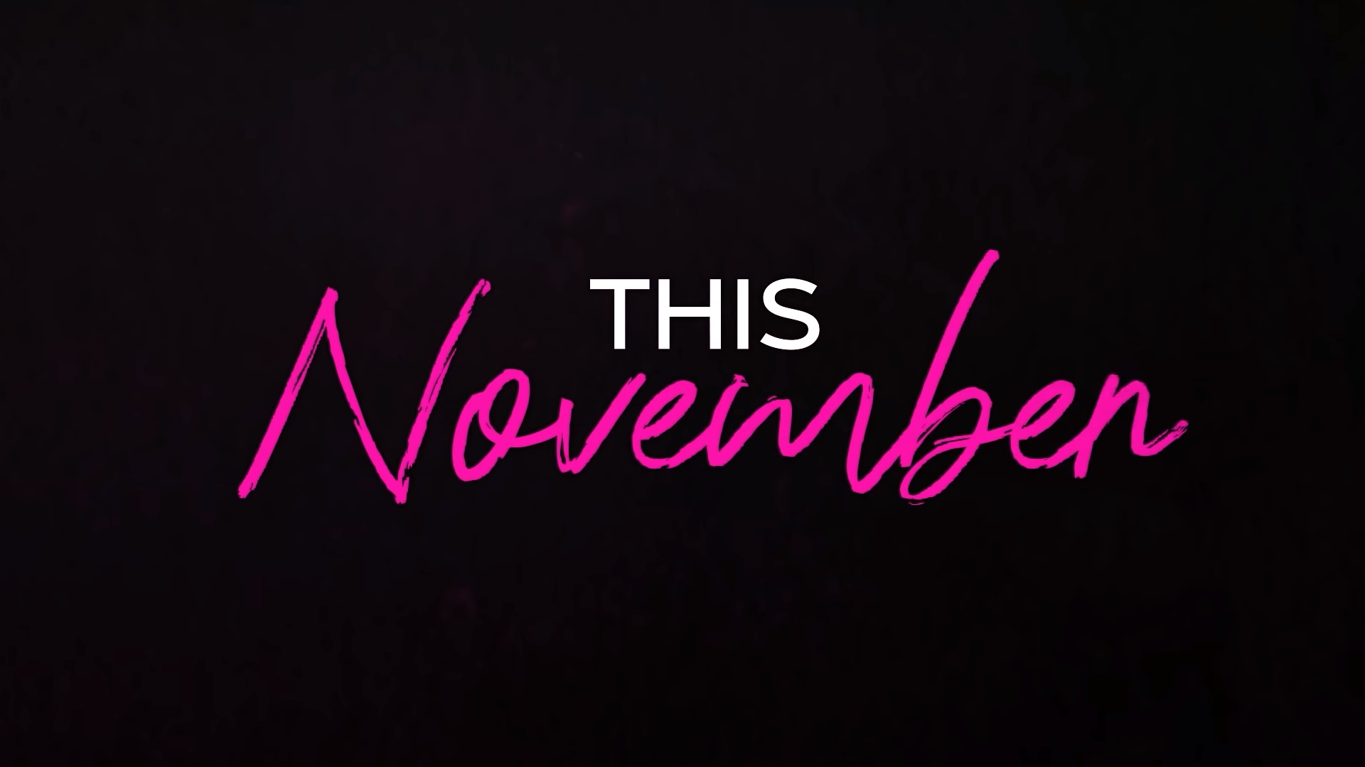"November" font?