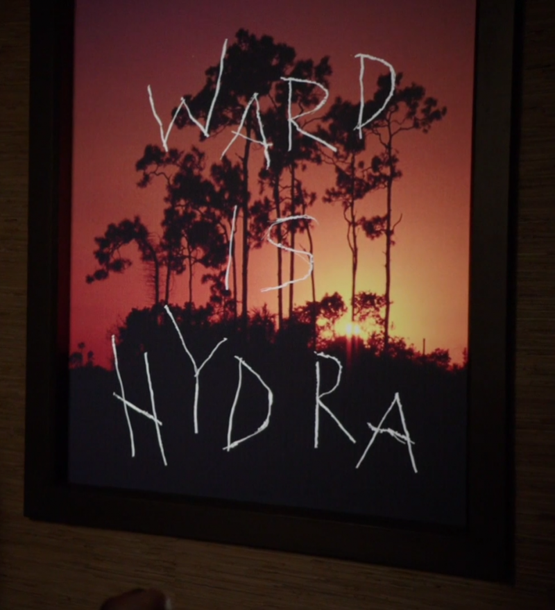 What is the font? scene from Marvel's Agents of S.H.I.E.L.D. 1x20