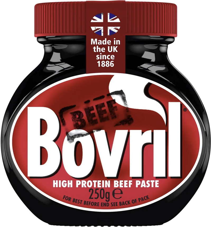 Either font- Bovril, beef
