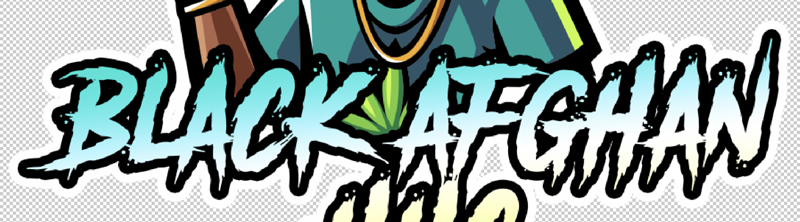 BLACK AFGHAN font name please