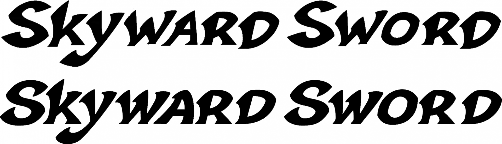 What font does these two images share?