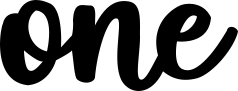 one small letters