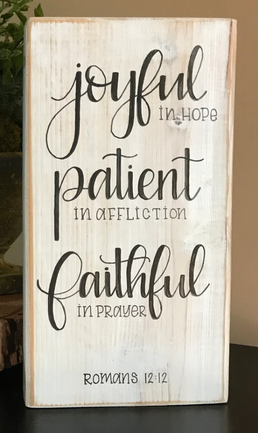 joyful  patient font please