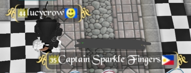 What is this font used for in-game nicknames?