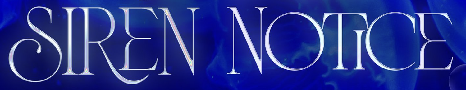 SIREN NOTICE font identify request