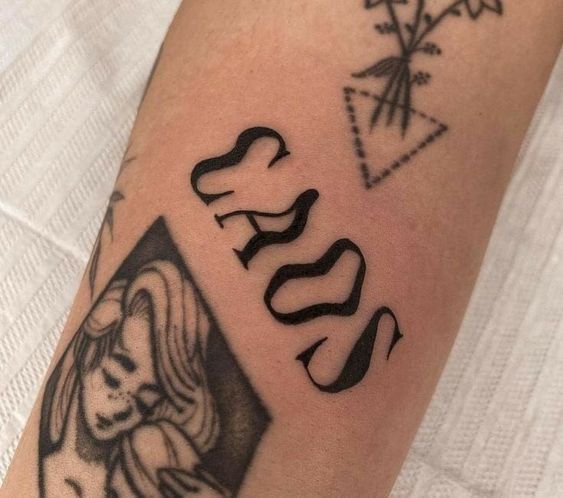 CAOS TATTO FONT PLEASE