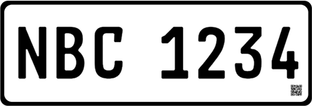 Plate Font