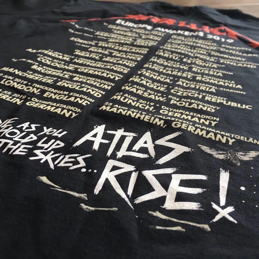 ATLAS RISE! from Metallica font name