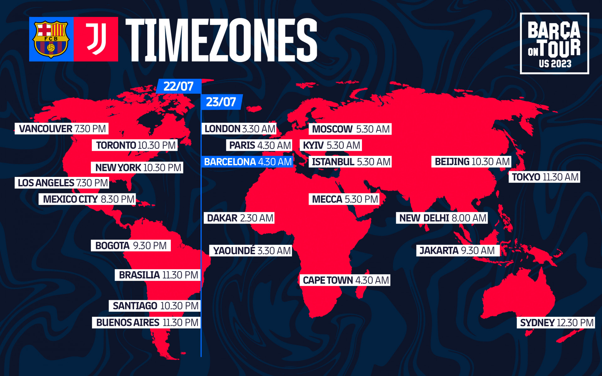 TIMEZONES Font Pls