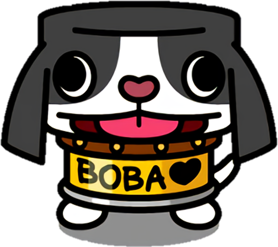 The early Canimals character "BOBA" has an unidentified font on his can (might also be Korean)