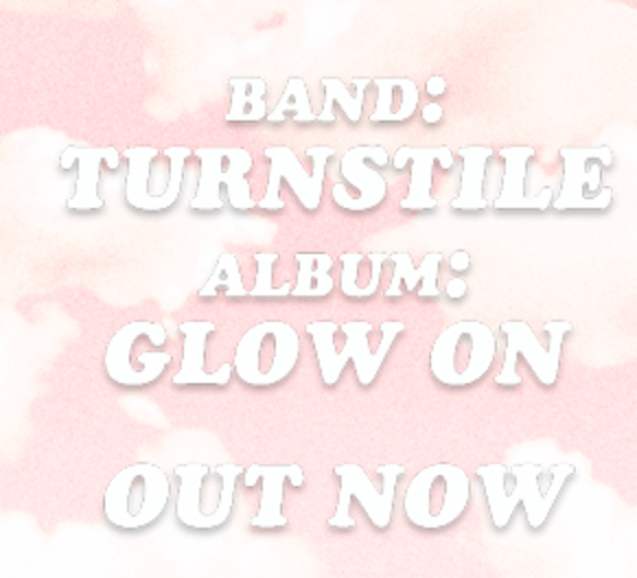 Turnstile glow on font