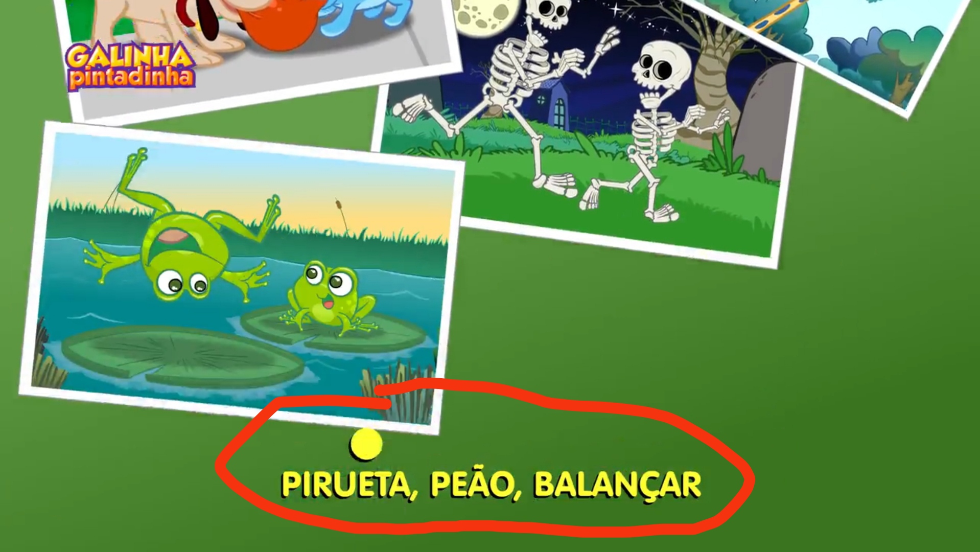 What is the font of these Galinha Pintadinha subtitles?