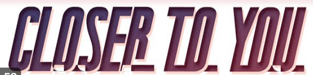 Font CLOSER TO YOU