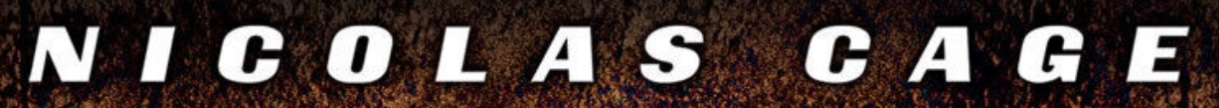 National Treasure Name Font