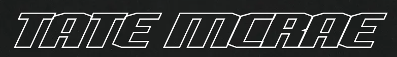 Tate McRae new font ?