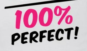 "perfect" font