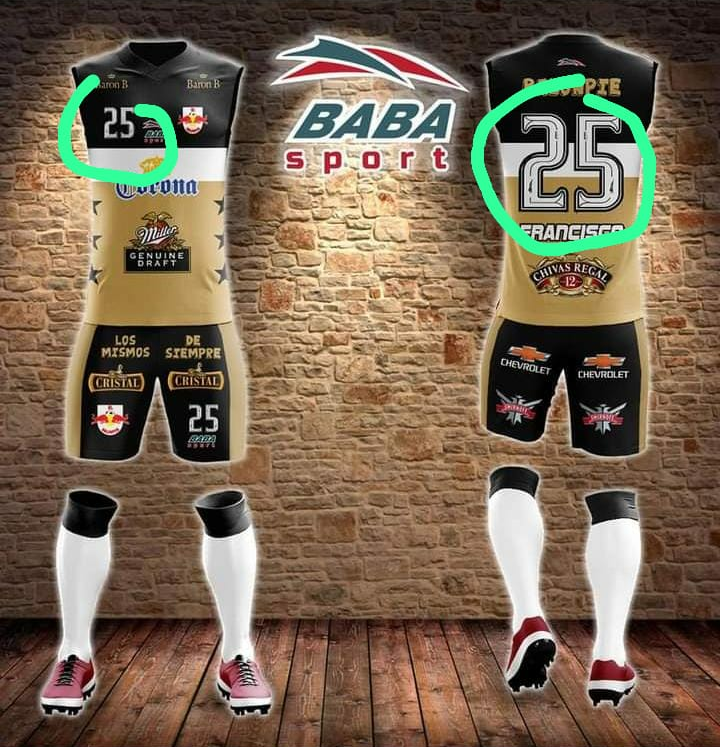 Font Number Soccer Jersey please