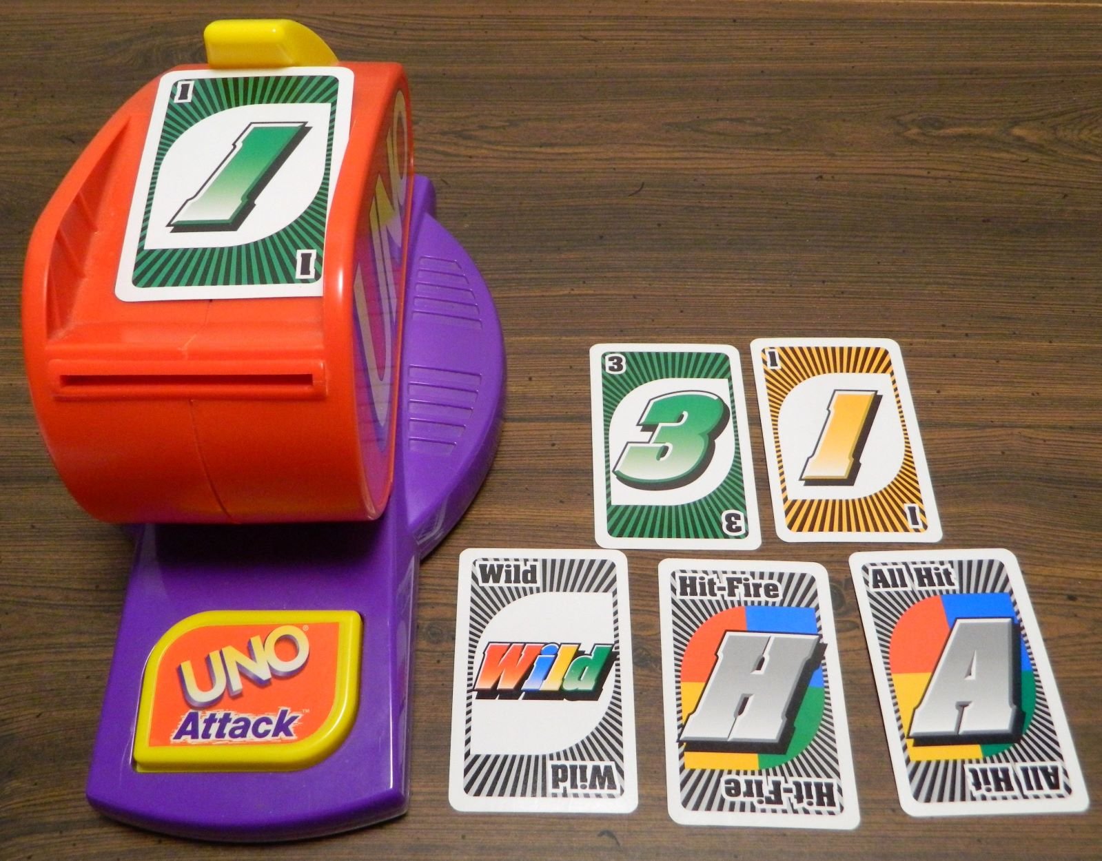 Old Uno Attack Cards