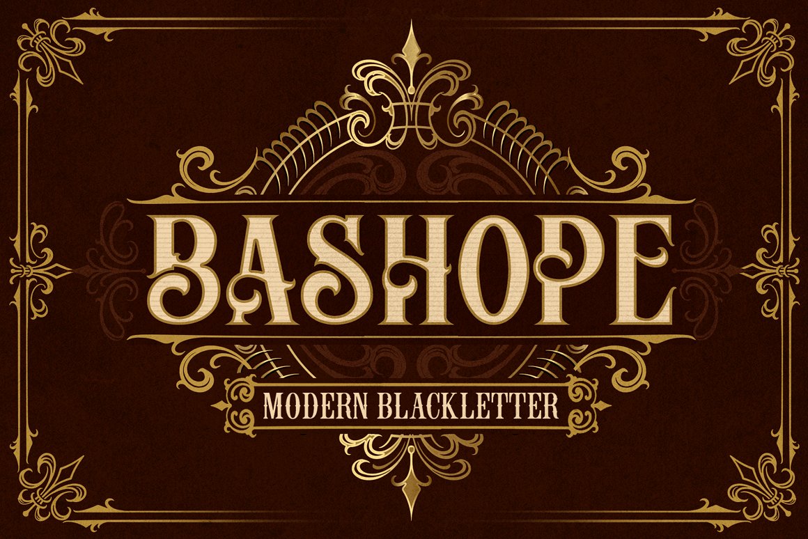 What font is  Bashope?
