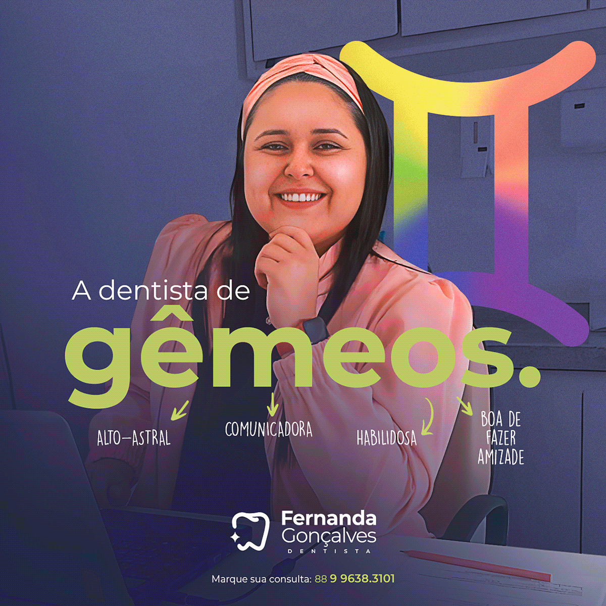 a dentista de gemeos