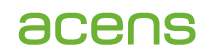 What is the font of acens?