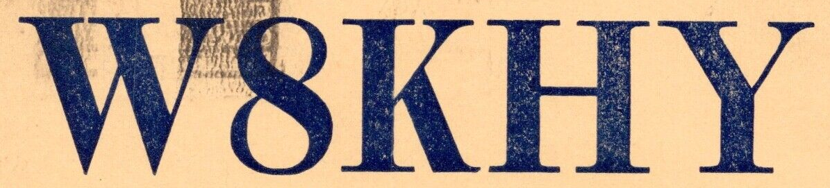1930s Ham Radio QSL card ID-2