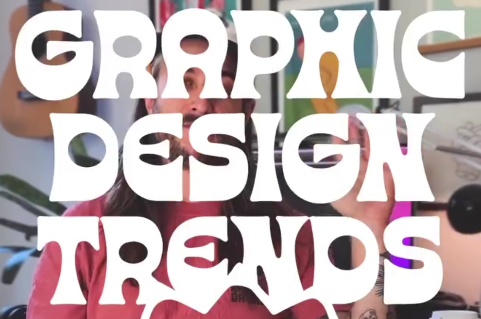 Graphic design trends font