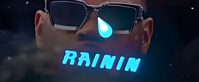 Font name for raining