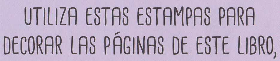 estampas text font pls
