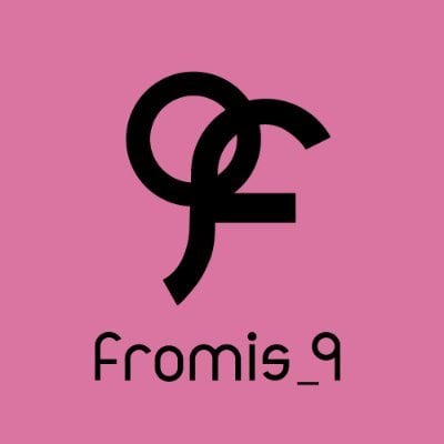 What Font is used For Fromise_9's Logo The group name Specifically