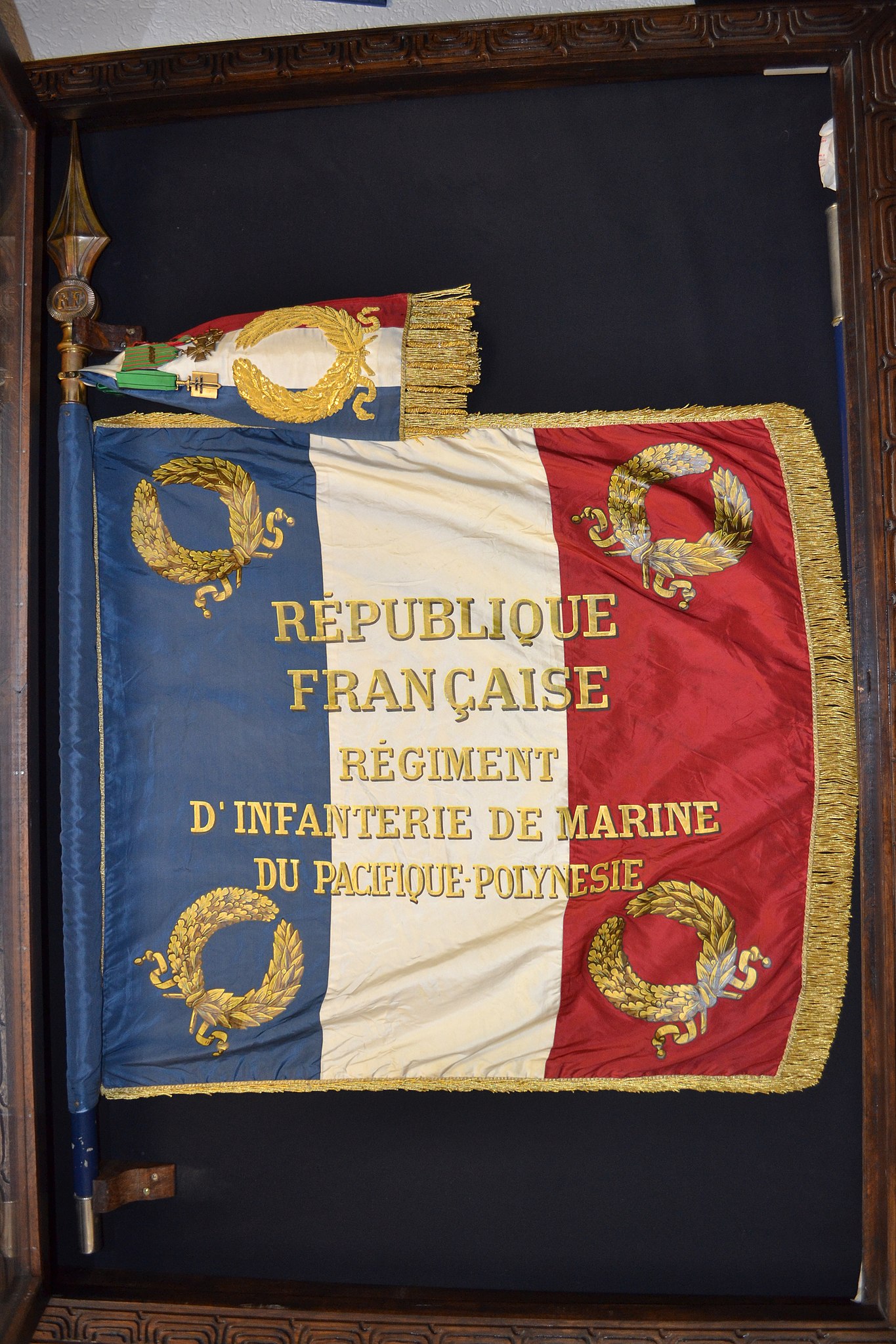 French Army regimental flags font