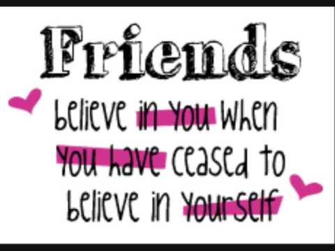 What font is the word, "friends"?