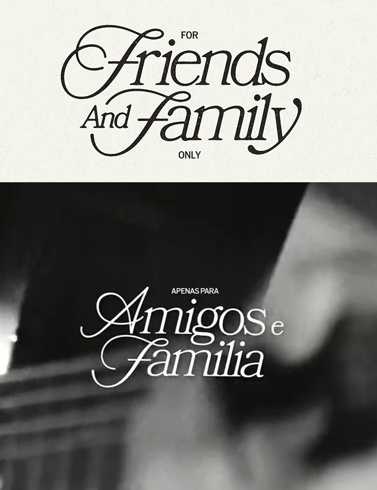 Shawn Mendes 'For Friends and Family Only' font please??