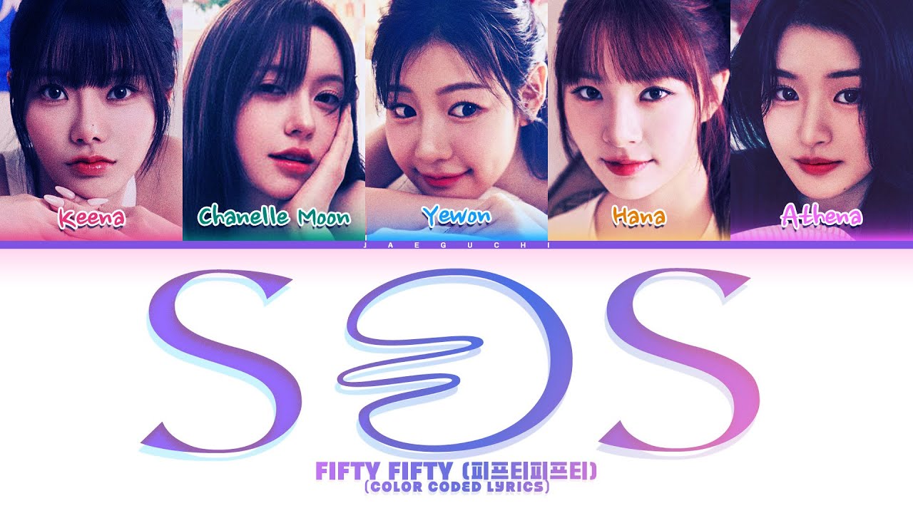 Font tittle "SOS" by Fifty fifty please