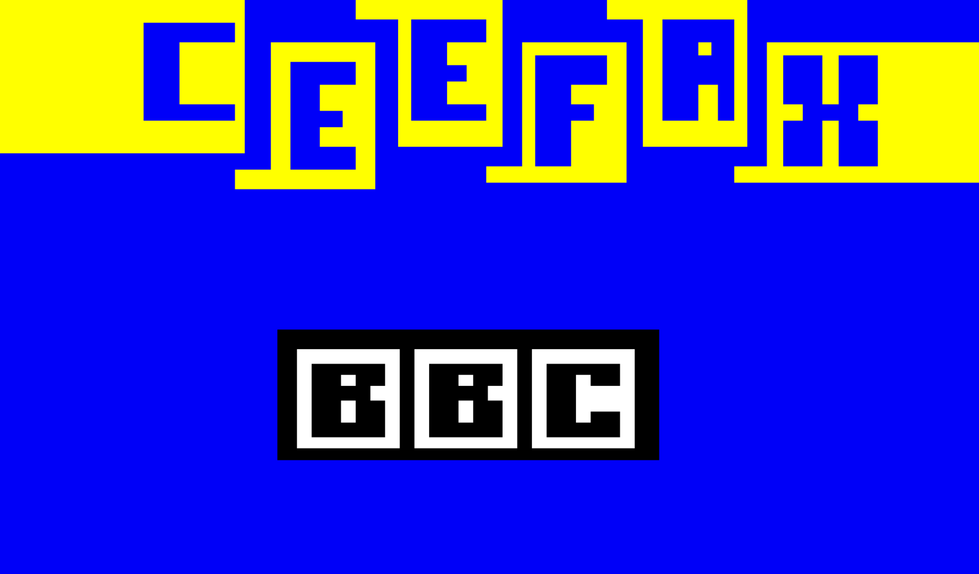 Ceefax Font
