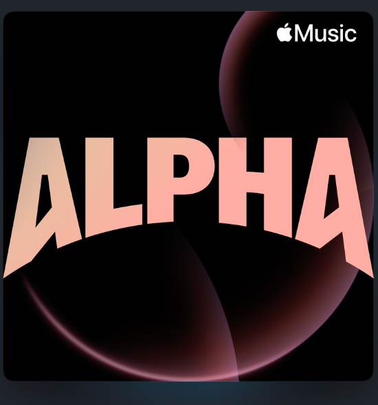 Alpha font?