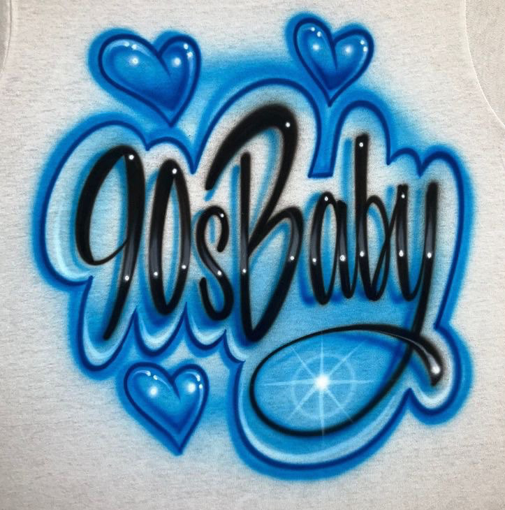 Airbrush script font