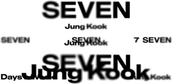 Font Jungkook Seven
