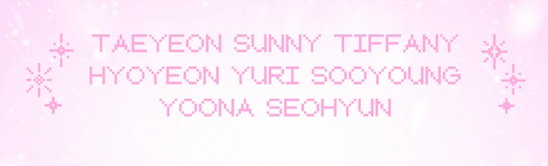 snsd names font