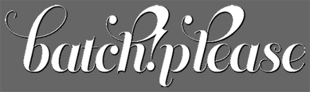 Font from BatchPlease.com's header