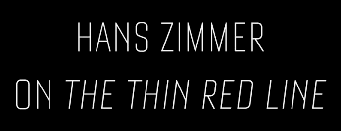 THIN RED LINE Criterion Font
