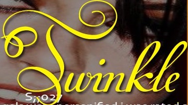 Help needed... can anyone tell me the font for "Twinkle" please...