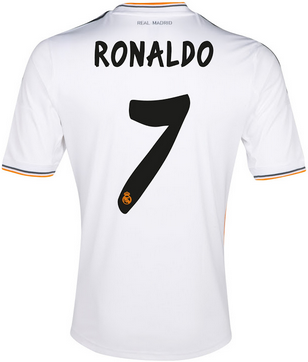 Real Madrid Jersey Name Font