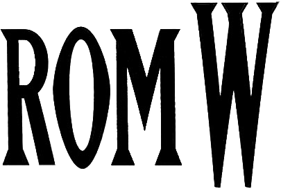 "ROW W" font?